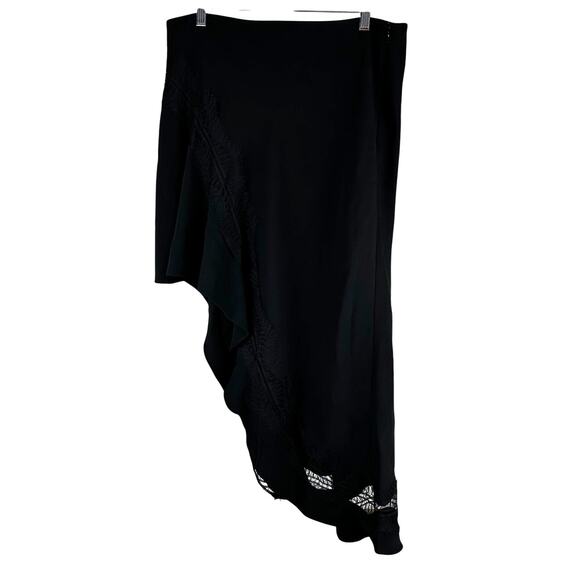 A.L.C. Women's Black Dixie Skirt 100% Polyester Women's Size 14 New With Tags - Picture 2 of 10